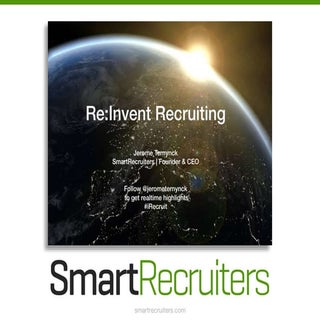 "Re:Invent Recruiting," the iRecrui...