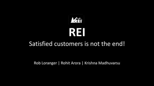 REI - CRM Improvements (case study)