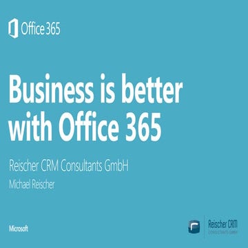 Business is better with Office 365