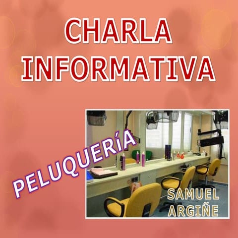 Riesgos en una peluqueria