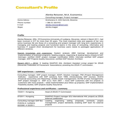 CV - lite 2-page version | PDF