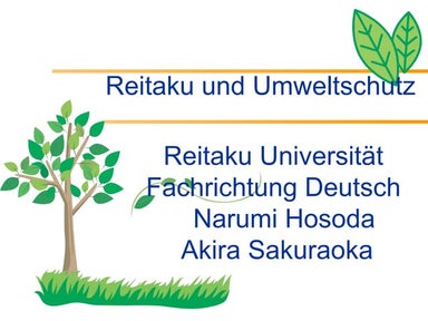 Reitaku und umweltschutz