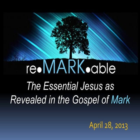 Pre BK Lesson 7 Mark Lesson Bible KNowledge | PPTX