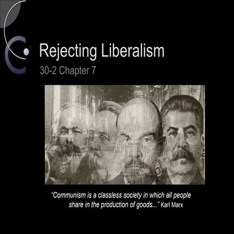 Rejecting Liberalism