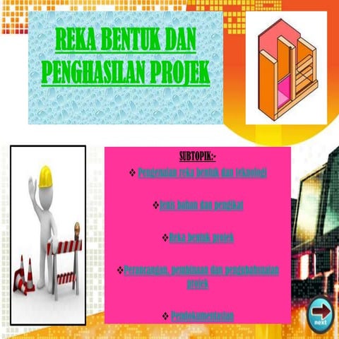 Reka bentuk dan penghasilan projek