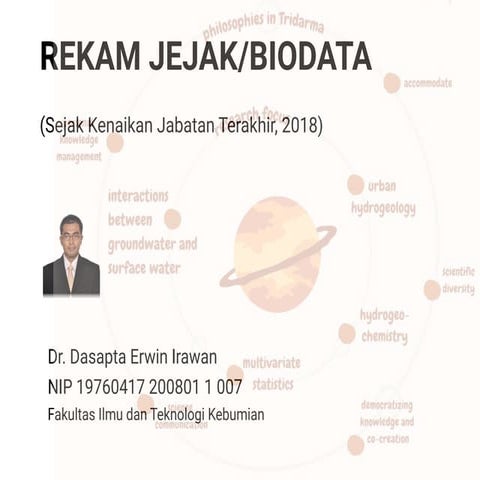 Rekam Jejak Biodata Calon Lektor Kepala - Dasapta Erwin Irawan