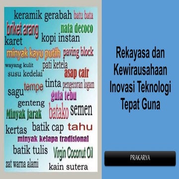 Rekayasa dan Kewirausahaan & Inovasi Teknologi Tepat Guna Spray Aerator - Kel...