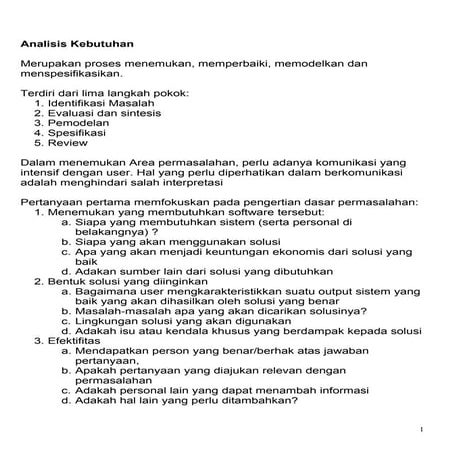 Rekayasai perangkatlunak 2