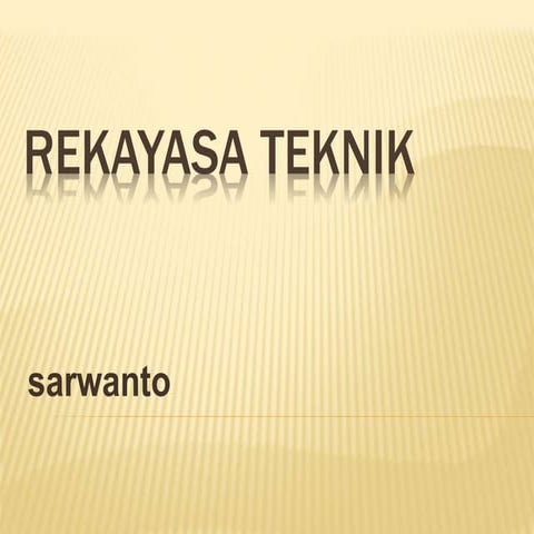 Rekayasa teknik