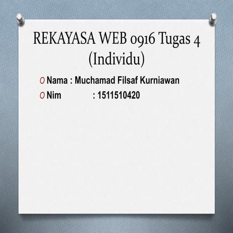 Rekayasa web 0916 tugas 4 (individu)