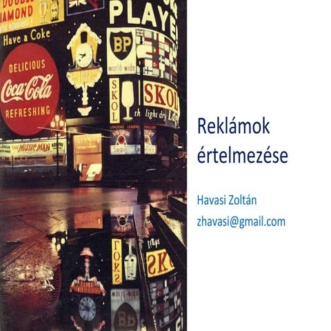 Reklamok Ertelmezese felkeszules a vizsgara