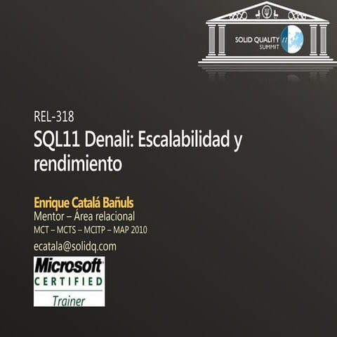 DENALI: Escalabilidad y Rendimiento 