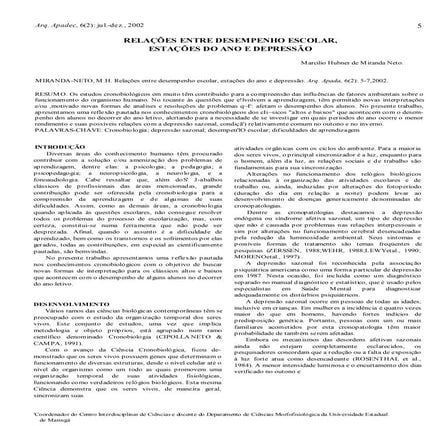 Relacao entre desempenho_escolhar_estacoes_e_ano_depressao