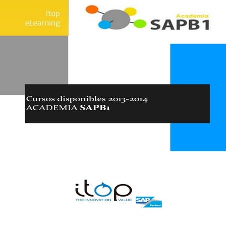 Relación de cursos SAPB1 