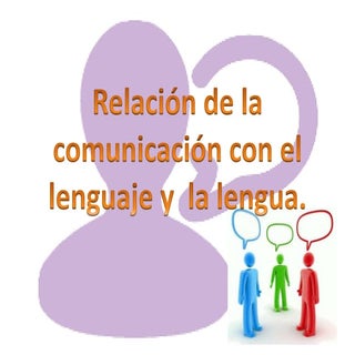 Relación de la comunicación con el ...