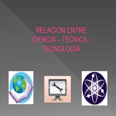 Relación entre técnica, ciencia y tecnología modulo 3