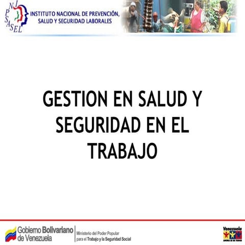 Gestión de Salud y Seguridad en el Trabajo (GSST)