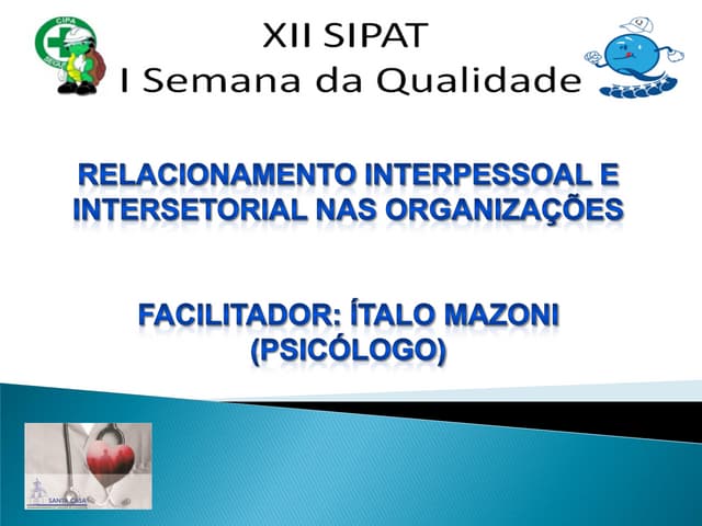RELACIONAMENTO INTERPESSOAL E INTER...