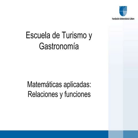 Relaciones funciones 