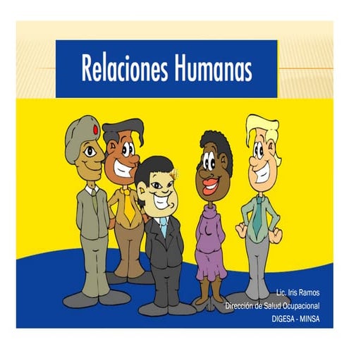 Relaciones humanas salud ocupacional