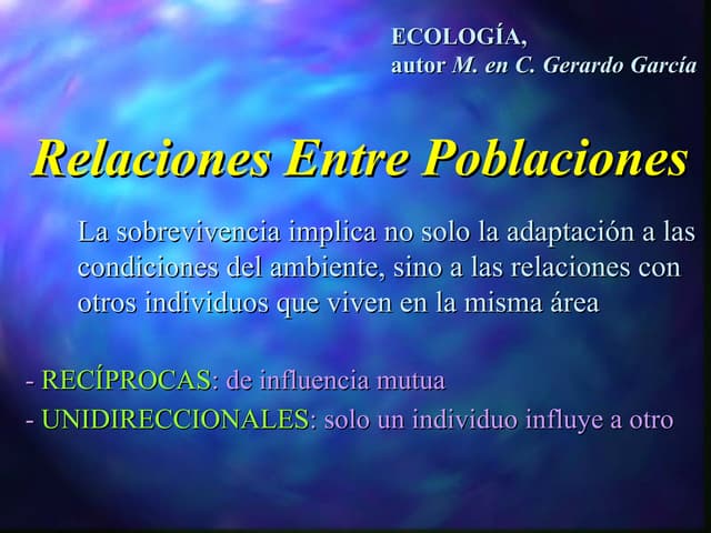 Ecología