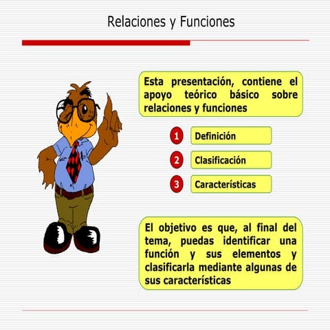 Relaciones y funciones