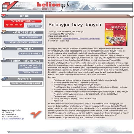 Relacyjne bazy danych