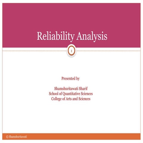 Relaibilty Statistics final form ppt.ppt