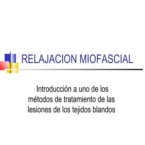 Relajacion Miofascial