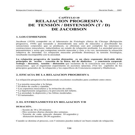 Relajacion progresiva | PDF