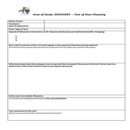 Related text grid for Area of Study Discovery