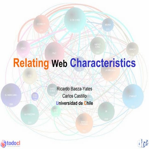 Relating Web Characteristics with Link-Based Ranking