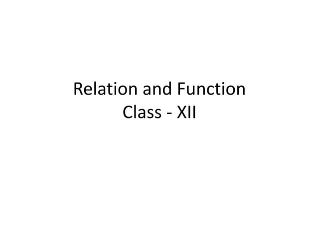Relation and function_xii