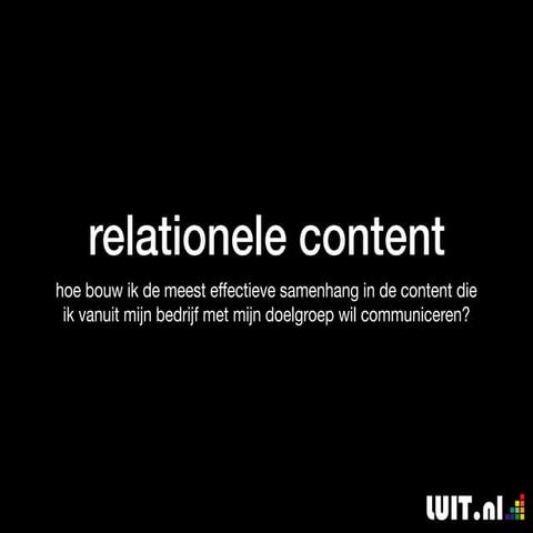 Relationeel - database gebruik voor effectieve web communicatie in WordPress