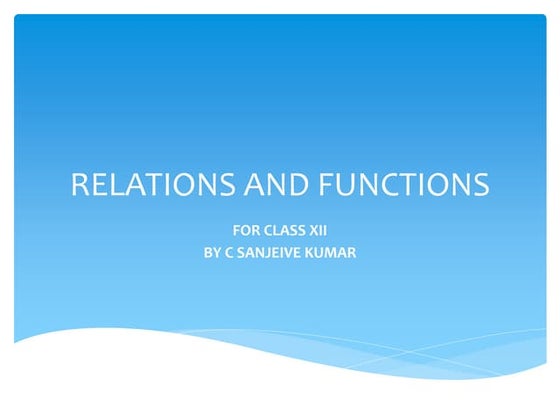 Relation And Function of class 12th .pdf