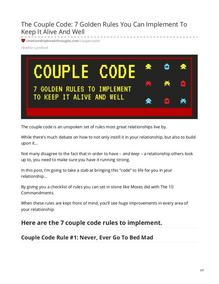 Why Do Couples Use Secret Codes? – NFFO