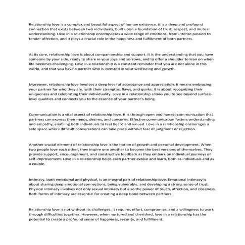 Relationship awareness | DOC