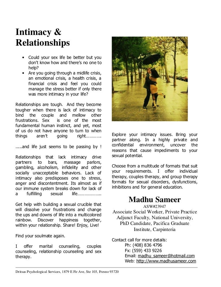 Nourishing the Different Types of Intimacy in Your Relationship