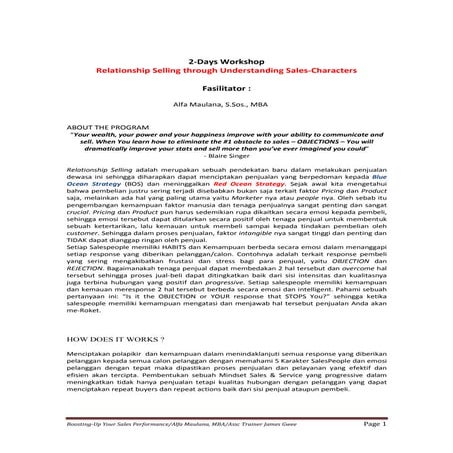 Sales script moduls | PDF