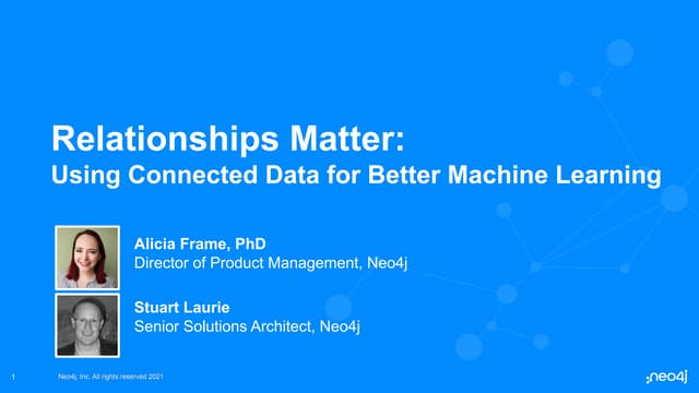 Relationships Matter: Using Connected Data for Better Machine Learning