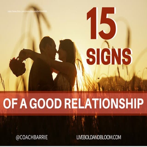 15 Signs of a Good Relationship