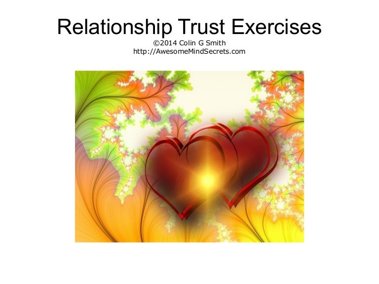 Relationship Trust Exercises