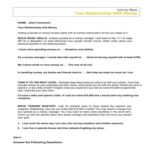 Relationshipwithmoney