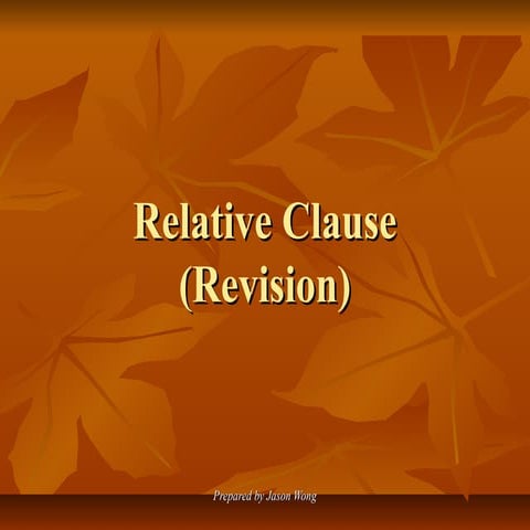 Relative clause