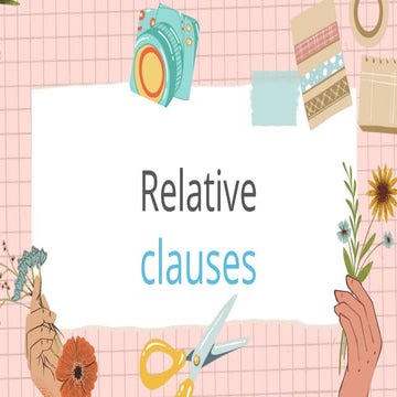 Relative clause in english (grammar, dierct, indirect)