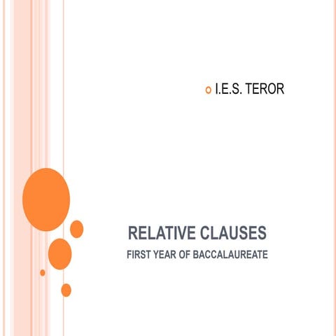 Relative clauses
