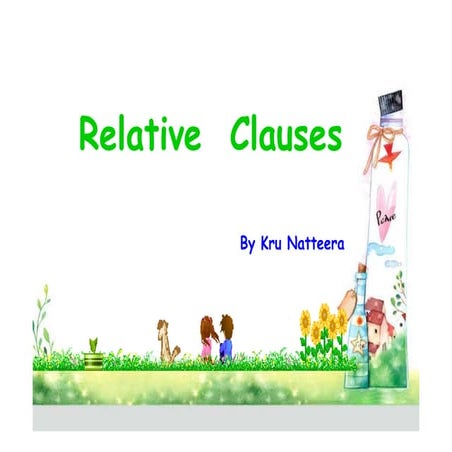 Relative clauses
