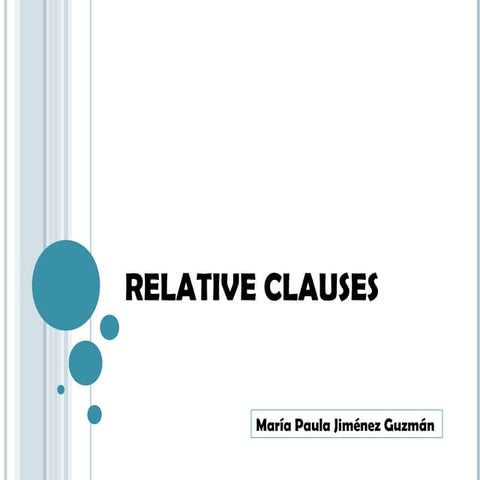 Relative clauses