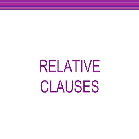 Relative clauses bach 