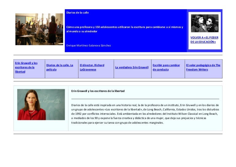 47+ Erin Gruwell Diarios De La Calle Gif